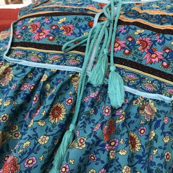 1 left only! 3XL SALE! Floral Boho Wanderer maxi - Picture 4 of 8